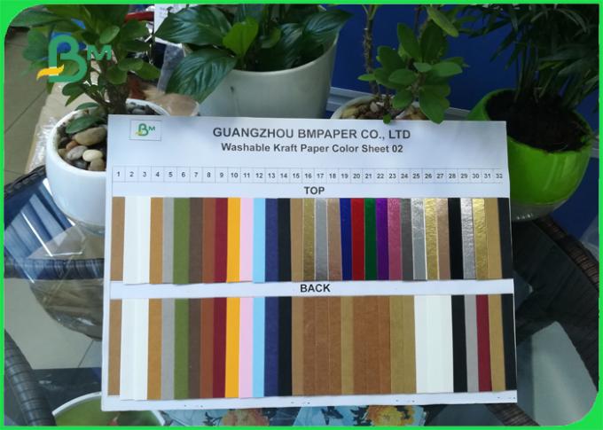 washable kraft paper 0.5mm Washable Gold / Blue / Red / Black / White / Silver Color Kraft Paper