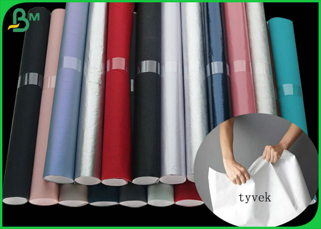 Tyvek Fabric 100% Recyclable And Silk surface Tyvek Fabric For Making Clothes Or Bags