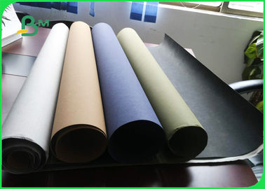 0.55mm White / Blue / Black Kraft Liner Paper Fabric For Shopping Bag / File Folder