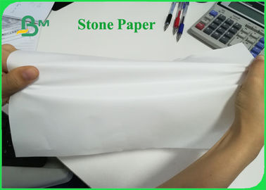 Tear Resistant 92g 216g Stone Wrapping Paper For Making Notebook Eco - Friendly