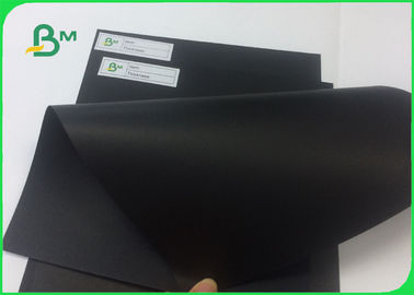 100% Wood Pulp Laminated Solid Black Cardboard For Hard Book Cover