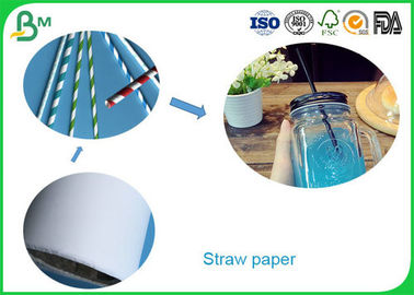 Recyclable 25mm 27mm 30mm 32mm 50mm Straw Paper Rolls for Drinking Grade Packages