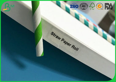 15mm Food Grade Paper Roll Harmless FDA 60g 120g Drinking Straw Paper