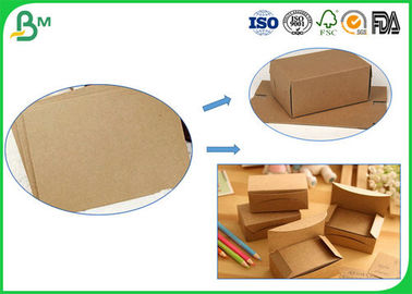 Multi - laminated Kraft Liner Paper 250gsm - 450gsm Or Customized Size Brown Solid Board For Printing