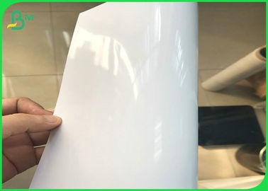 36 Inch 24 Inch * 50m Slef - Adhesive Glossy Matte Coated Waterproof Inkjet Photo Paper Roll For Pigment &amp; Dye Ink