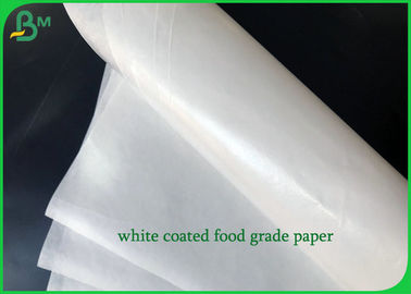 Food Grade Paper Roll FDA 35g White Kraft Paper + 10g PE Coated For Candy Package