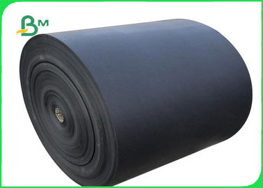 300 - 350 GSM One Side Coated Glossy Black Cardboard For Box Packing