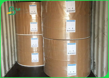 30gsm To 100gsm Food Grade Paper Roll / Environmental Protection White Kraft Paper For Packing
