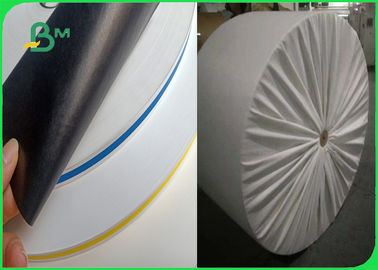 Jumbo Roll 600mm Hard Not Easily Deformed Colored 60 / 120gsm Straw Paper For Drink