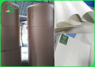Width 70×100cm High Whiteness 70gsm FDA White Kraft Paper For Food Packing