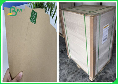 FSC &amp; SGS 50g to 80g Kraft Liner Paper Food Grade Virgin Wood 28 * 39 inch