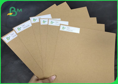 250 - 450gsm Unbleached Craft Board FDA Certified For Paper Tray