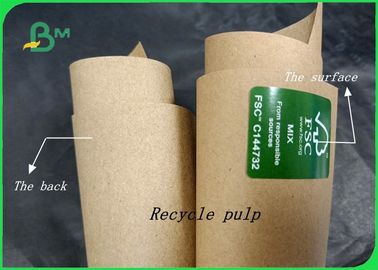 80gr - 140gr Recycle Pulp Good Toughness Kraft Paper Sheet For Shopping Bags
