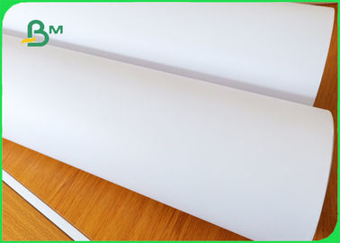 Width 160cm Smothness 45gr Greyish White Plotter Paper For Clothes