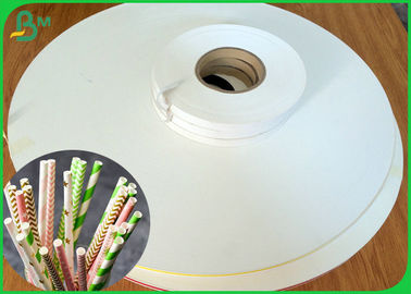 60gr 120gr Slitting Straw Paper Strip Roll Of Printed And Recycled