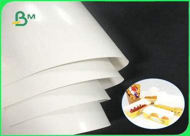 Oil Resistant &amp; Waterproof 14PT + 15g PE Coated Paper For French Fries Boxes