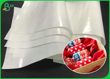 Food Grade Certified Roll 40G + 10G PE White Kraft Paper For Packaging Sugar