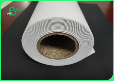 60gsm 70gsm White Plotter Marker Paper For Clothes Smooth 60&quot; 62&quot;