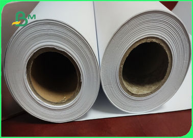 60gsm 70gsm High Whiteness CAD Plotter Paper Roll For Garment Factory