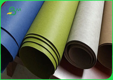 0.3MM 0.55MM Recyclable Colorful Kraft Paper Fabric For Shopping Bags
