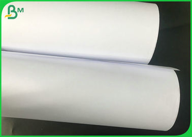 Wide Format 50g 60g 70g White Garment Plotter Paper Roll For Garment Drawing