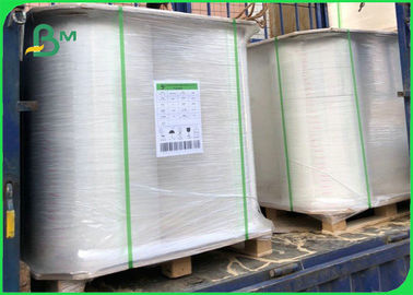 28gsm Straw Wrapping Paper For Drinkings 27MM * 5000m Biodegradable Waterproof