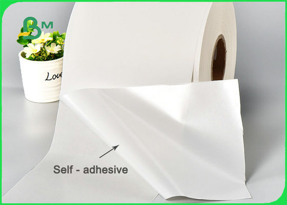 Glossy Self Adhesive Synthetic Paper For Banners Fast - drying Ink 120um 200um