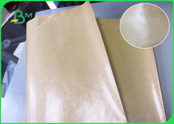 Greaseproof Brown Single Side Food Grade PE Coated Paper For Fast Food