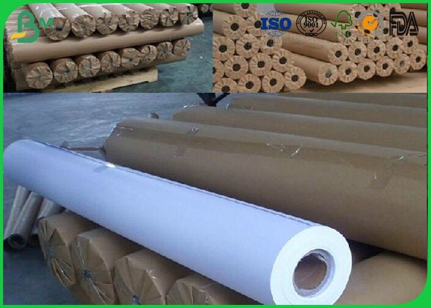 Large Format Plotter Paper , 80 gram 100 gram Matte Coated Inkjet