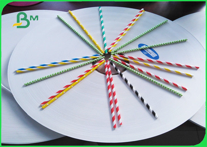 600mm X 6800m 100 Biodegradable Printable Food Grade Paper Roll 120gsm For Paper Straw