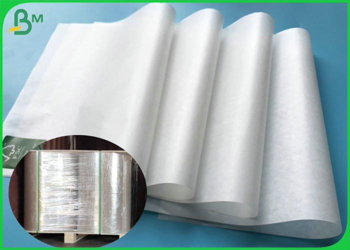 MG 50GSM 60 GSM Rolling Machine Glazed White Kraft Paper For Block