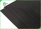 1mm Thick Smooth Face Laminated Black Card Board / Book Binding Board For Envelopes 300GSM 350GSM