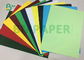 Uncoated Pink Blue Green 180Gsm Normal Card Sheet For Advertising Printing 63.5 x 91.4cm