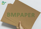 400gsm High Stiffness Kraft Cardboard Double Sided Brown Red Paper For Packaging Boxes
