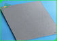 Recycled Pulp 3mm Two Sides Uncoated Laminated Grey Board Sheets With Grey Back For Packing