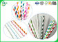 Eco - Friendly And Compostable 24g 28g 30g 35g Drinking Straw Paper Rolls With White Color