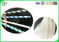 100% Recycled Striped 120g Or Other Different Customized Food Grade Paper Roll For Printing
