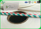 FDA 13.5mm Width 120gsm Food Grade Paper Roll / White Kraft Paper For Paper Straw