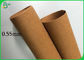 Natural Fiber Pulp 0.55mm Washable Fabric Kraft Paper For Making Bags
