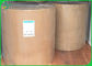 80G 95G 100G 110G Unbleached Brown Kraft Paper Roll With Recycled Pulp