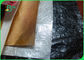 Wrinkled Tear Resistant 0.55mm Black Washable Kraft Paper For Tote Bags