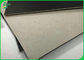 1.5MM 2MM Black Laminated Paper Cardboard With Gray Without Lamination Back