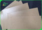 300gsm +15g Poly Coated Brown Kraft Paper For Food Wrapping Water Resistant