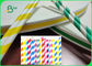 60gsm 120gsm Printed Food Grade Kraft Paper For Drinking Straws Waterproof