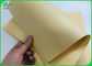 Biodegradable Bamboo Pulp Paper 70g 90g Brown Packaging Paper For Food Wrapper