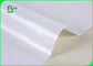50gsm 60gsm Poly Coated Bleached White Kraft Paper For Sugar Salt Package