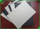 High Thickness 2.0mm 2.5mm 3mm Laminated Black Lined GreyBoard For CD and DVD Boxes
