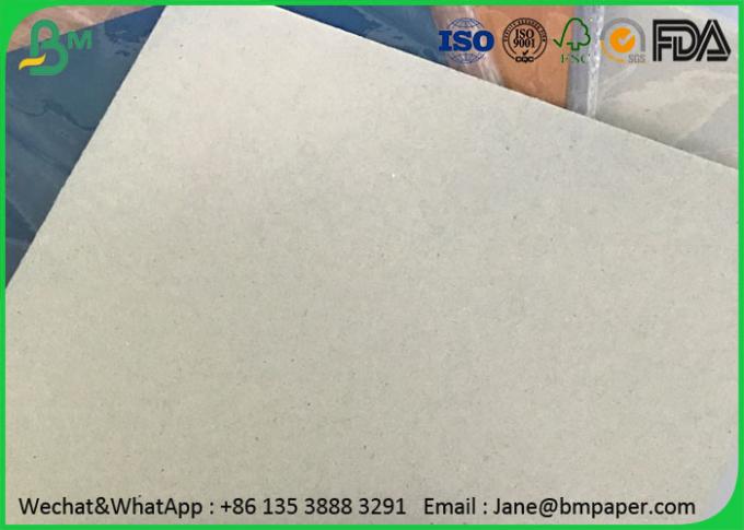 0.5mm - 4mm Grey Paper Board , Laminated Cardboard Sheets For Book Binding