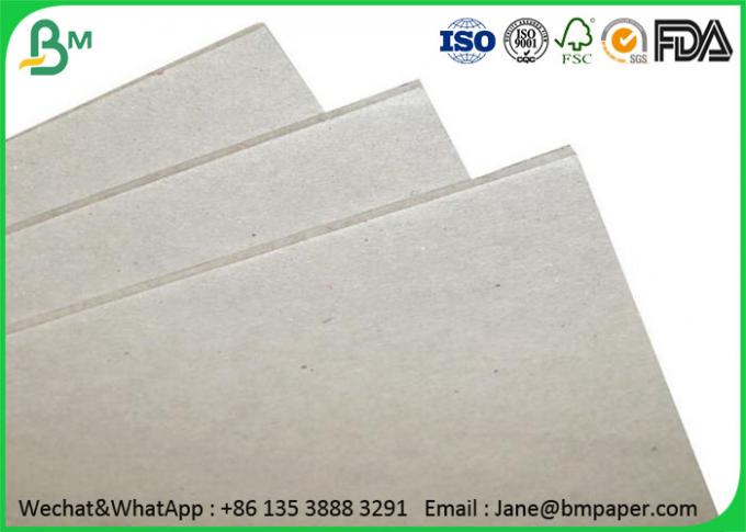 0.5mm - 4mm Grey Paper Board , Laminated Cardboard Sheets For Book Binding
