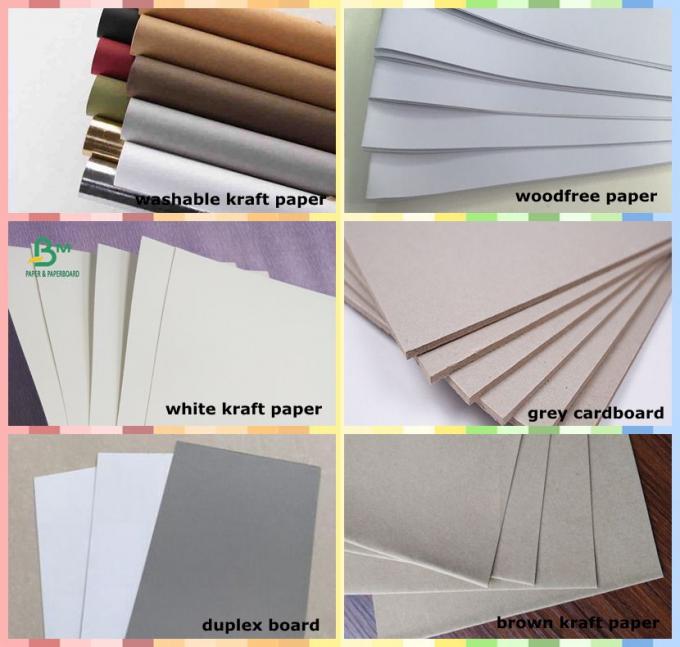 Recycled Duplex Board One Side Coated , Carton Board Paper Sheets Mixed